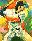 Mike Piazza by Leroy Neiman